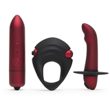 Rocks Off Red Temptations Couple's Sex Toy Kit (4 Piece)