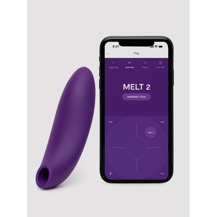 We-Vibe Melt 2 App Controlled Rechargeable Clitoral Stimulator - Purple