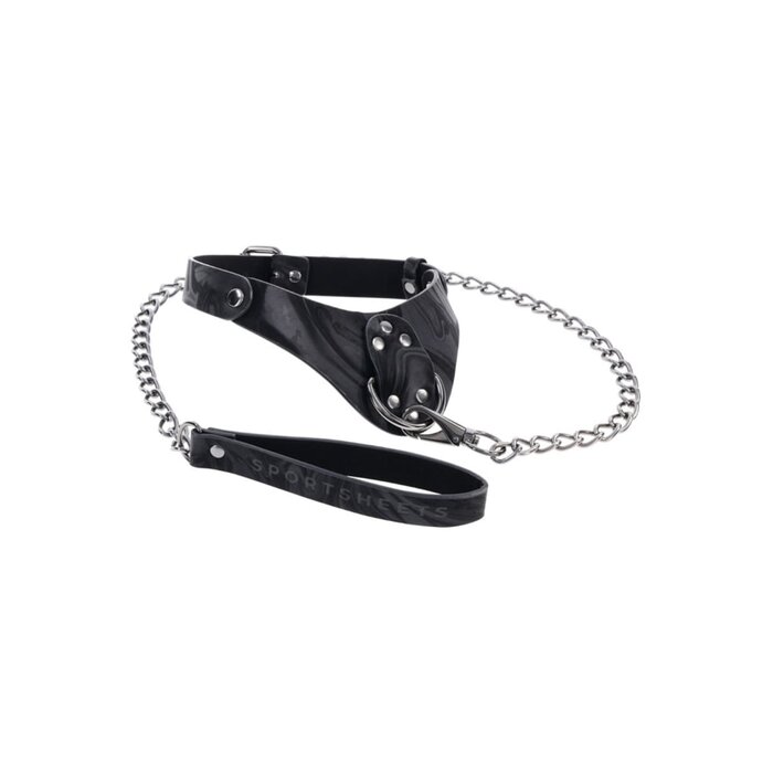 Velvet Noir Collar and Leash