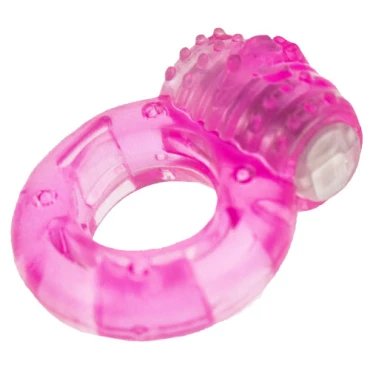 Bold Pink Vibrating Cock Ring