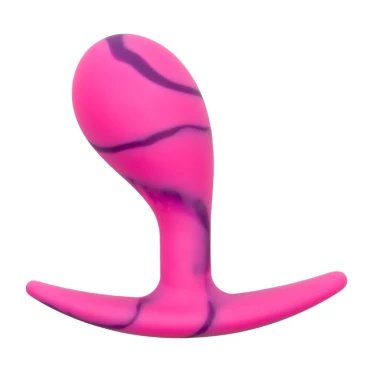 Mon Amour Pink Marble Silicone P-Spot Plug - LARGE
