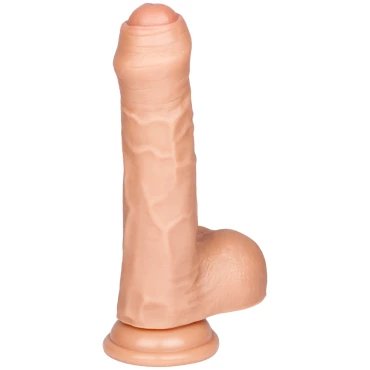 Whole Hog Uncut Suction Cup Dildo - 7 Inch