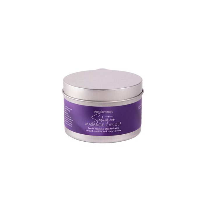 Ann Summers Seductive Massage Scented Candle, Jasmine, Vanilla & Musk, 100g