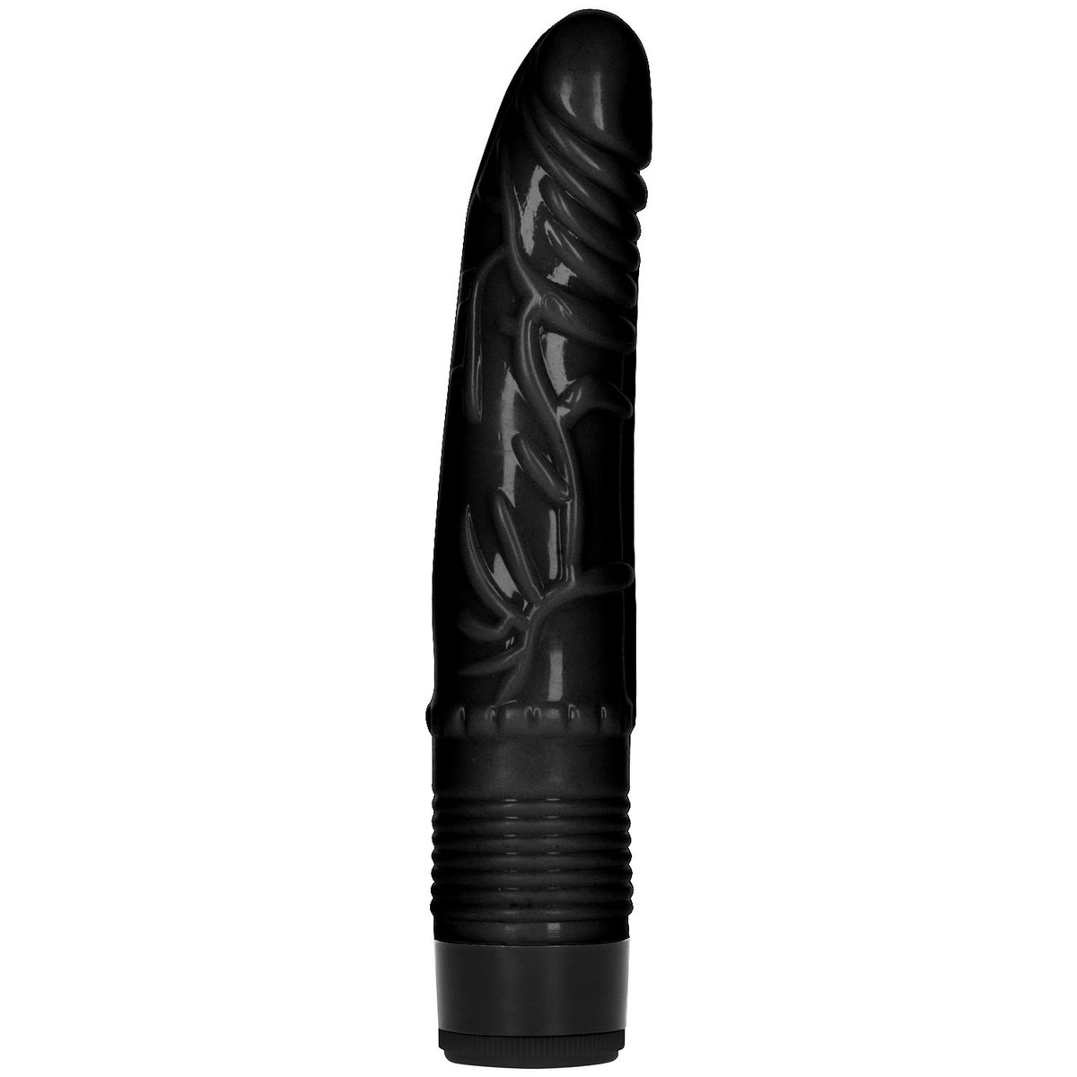 GC Slight Realistic Vibrating Dildo - Black