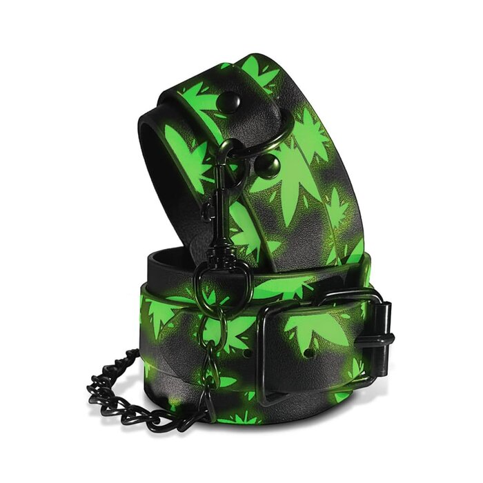 Stoner Vibes Chronic Collection Glow in the Dark Ankle Cuffs