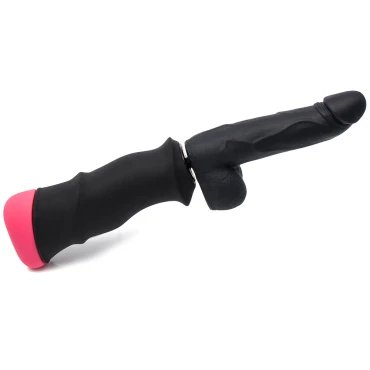 Thunder Piston Black Thrusting Dildo