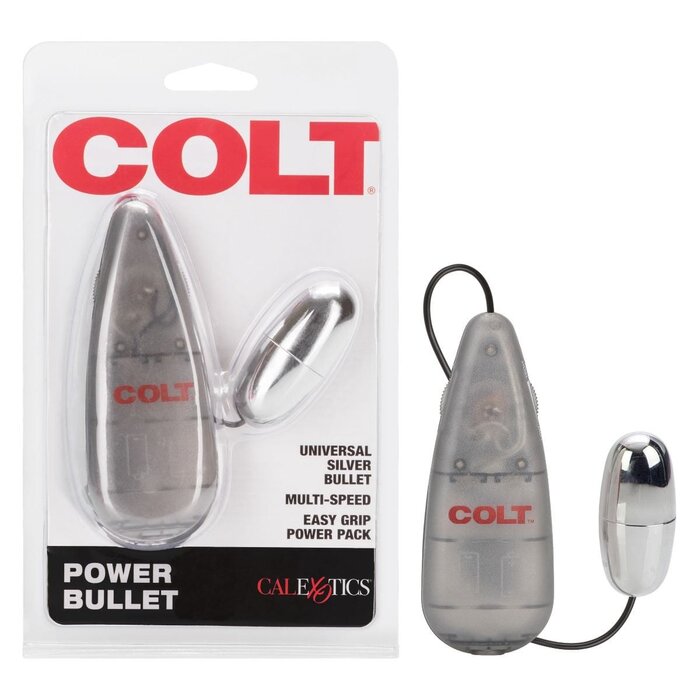 COLT Multi Speed Power Pak Bullet: Wired Silver Bullet Vibrator