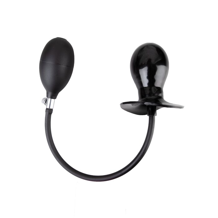 Inflatable Ball Butt Plug with Foam Core