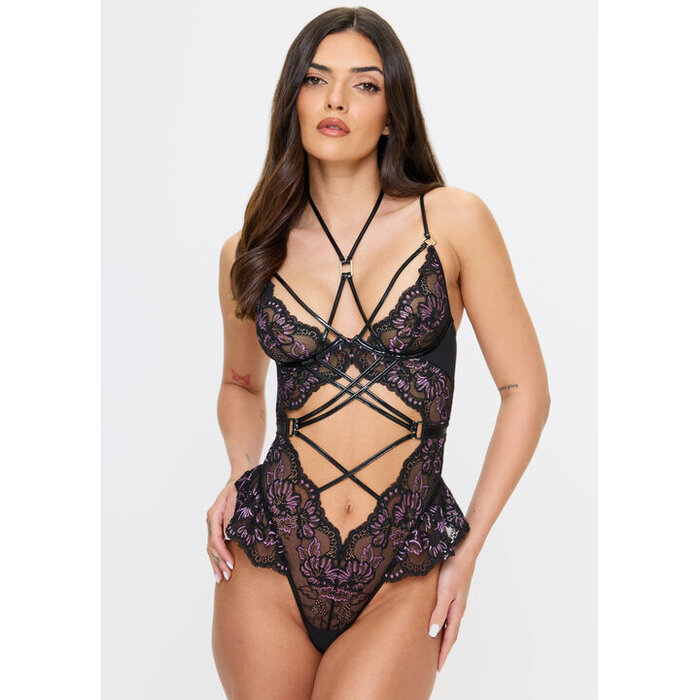 Ann Summers Affectionate Crotchless Teddy, Black