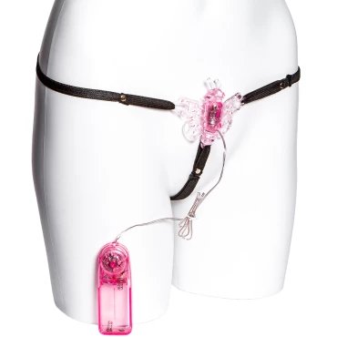 Fly High Strap On Butterfly Clitoral Stimulator