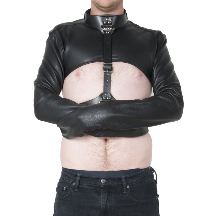 Leather Bolero Strait Jacket