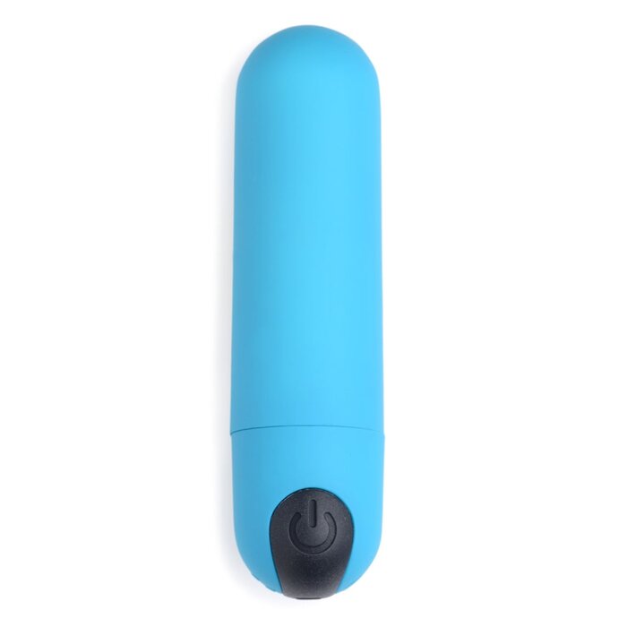 Bang! Vibrating Bullet With Remote Control - Blue