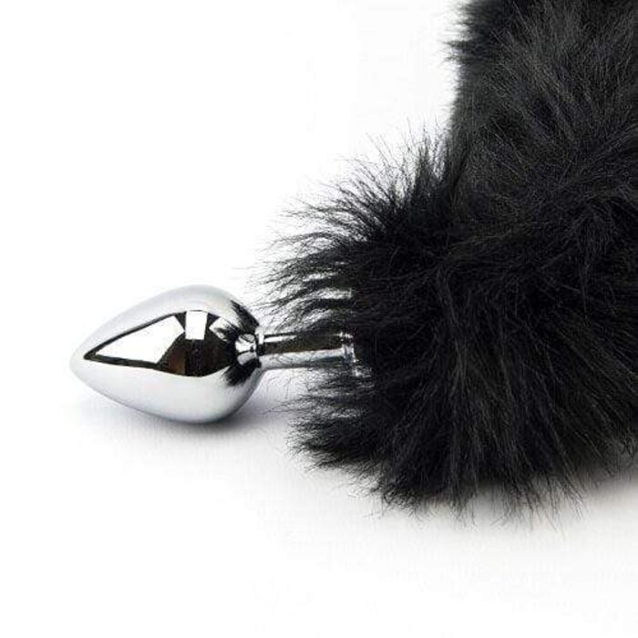 Furry Fantasy Black Panther Tail Butt Plug – Exotic Pleasure and Playful Exploration