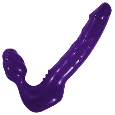 ToyJoy Go Deeper Purple Strapless Strap-On - 9.5 Inch