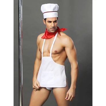 Bondara Man Bon Appetit 4 Piece Chef Costume