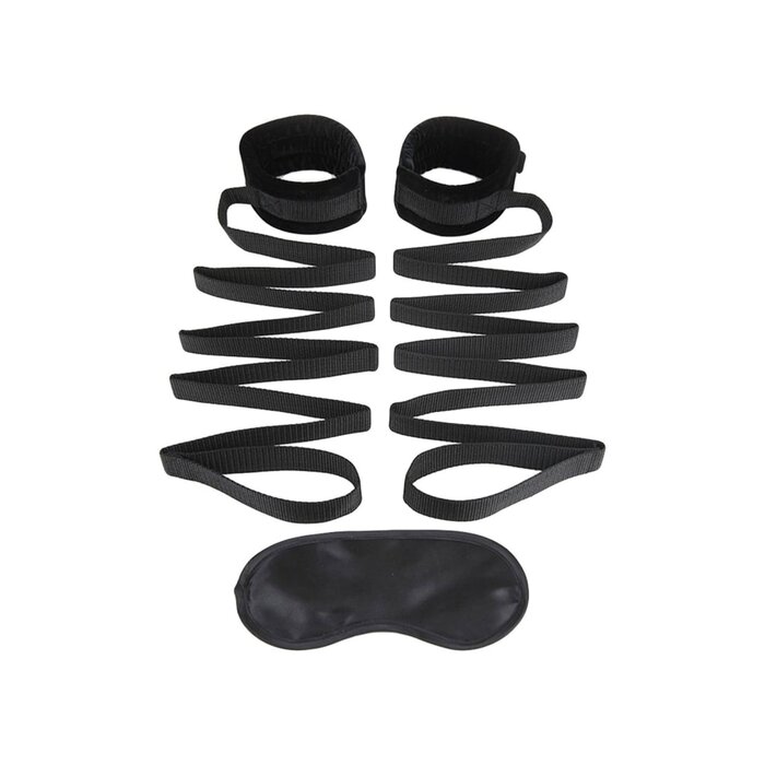 Lux Fetish 2 Piece Bondage Bed Strap System