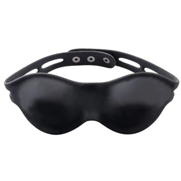 Shadow Play Black Silicone Blindfold