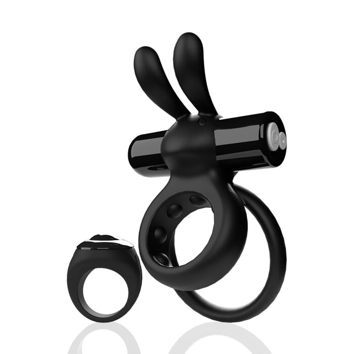 Remote Controlled Ohare Vibrating Ring - Black