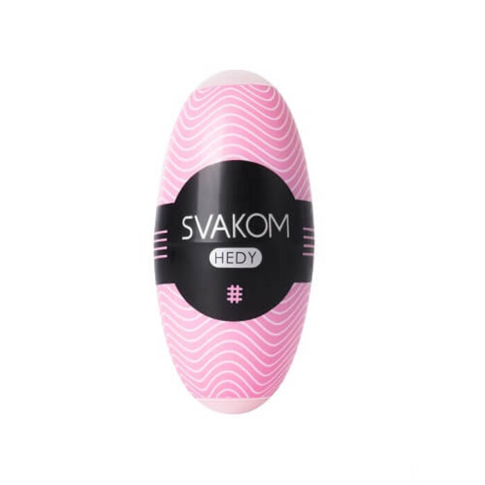 Svakom Hedy Reuseable Egg Style Male Masturbator – Pink
