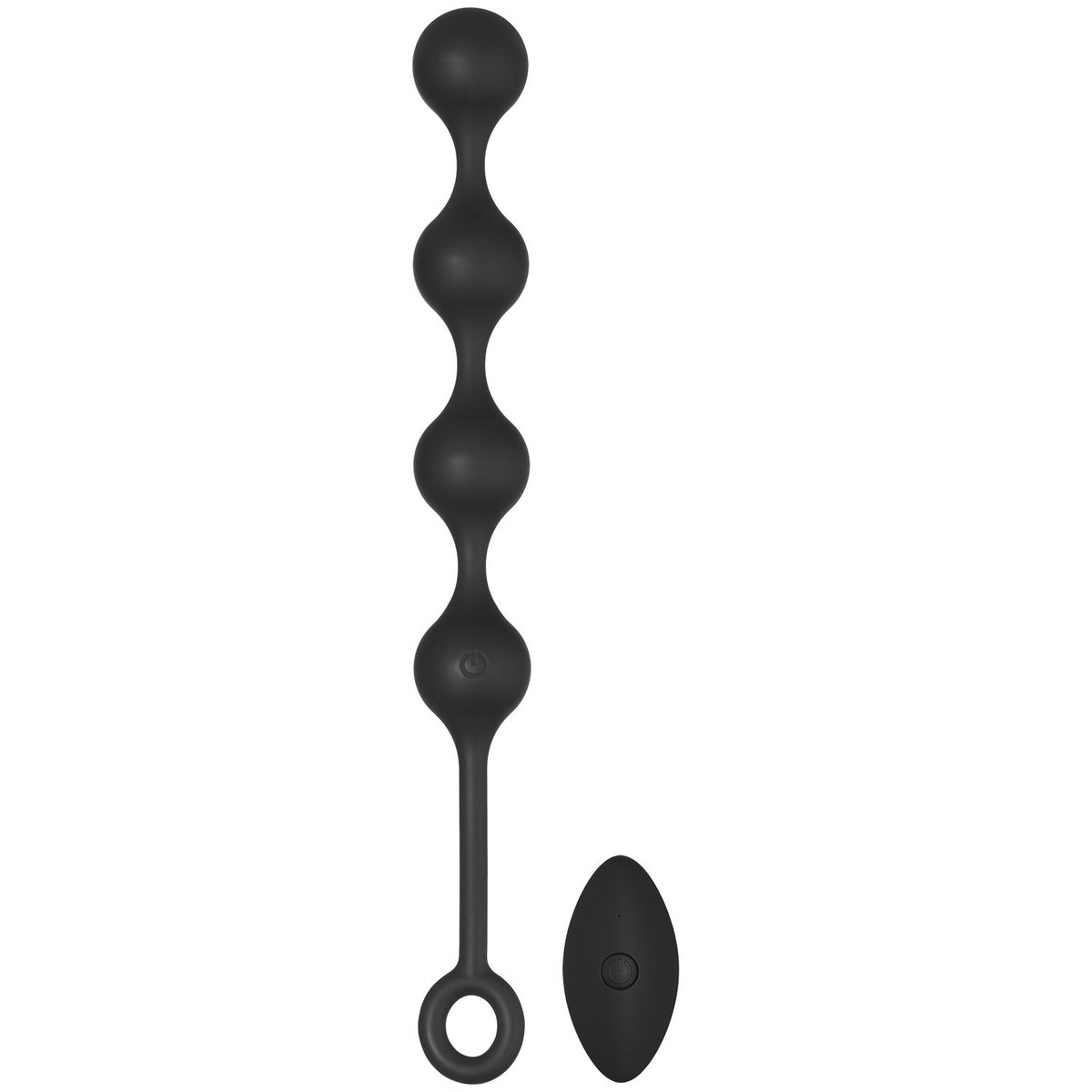 Nexus Quattro Vibrating Pleasure Balls Remote - Black