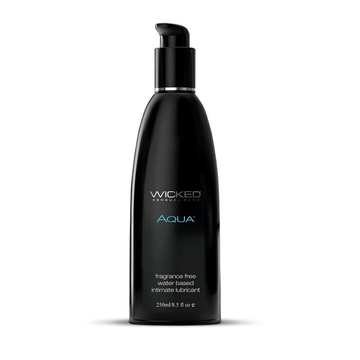 Wicked Sensual Aqua Water-Based Lubricant - 8.5 oz.