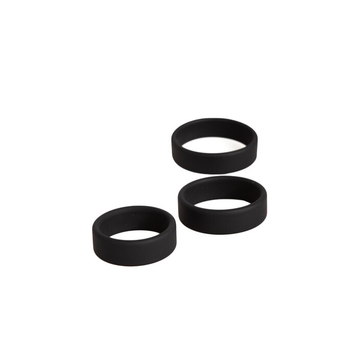 Thick Silicone Cock Ring 3 Pack