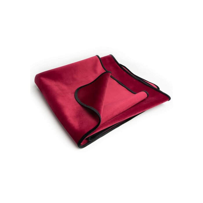 Fascinator Throw - Travel Size - Velvish - Merlot