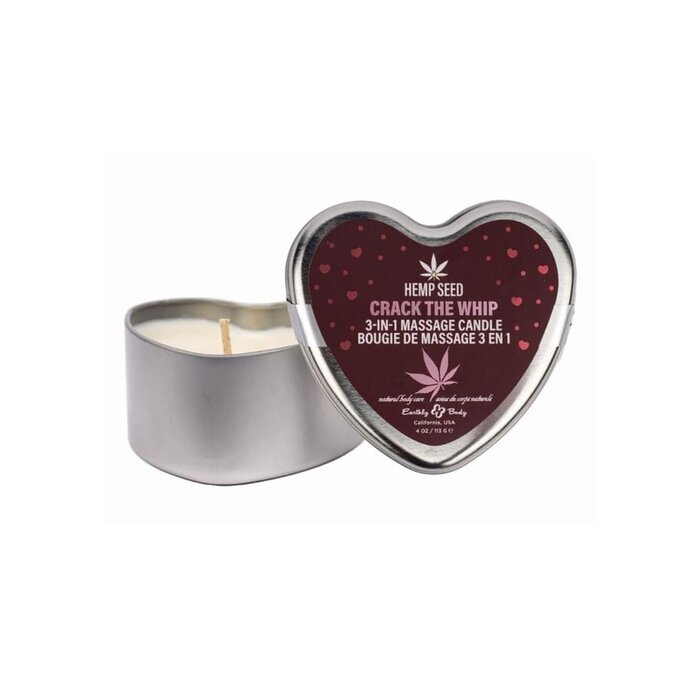 3 in 1 Massage Heart Candle Valentine's 2025 - Crack The Whip