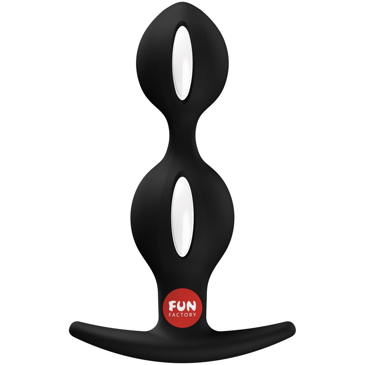Fun Factory B Balls Duo Anal Plug 4.9 Inch - Black
