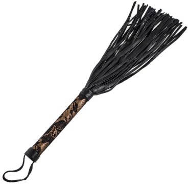 Amber Lace Luxury Flogger - 15 Inch