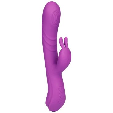Nudge Nudge Purple Silicone Flicking Rabbit Vibrator