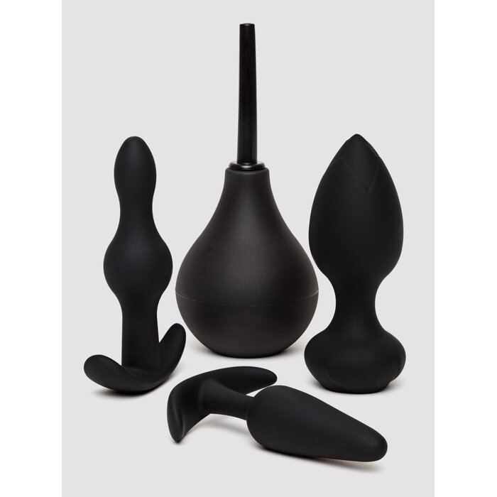 Pleasure Kits Anal Explorer Kit (4 Piece) - Black