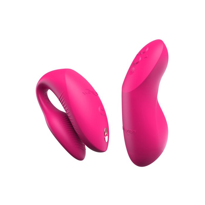 We-Vibe Chorus Pro Electric Pink App and Remote Controlled Couple's Vibrator - Pink