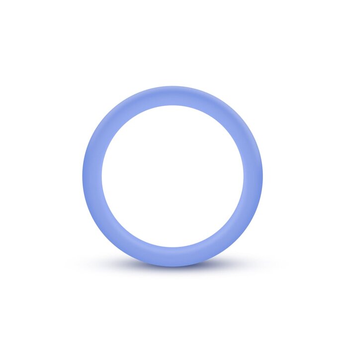 Performance - Silicone Glo Cock Ring - Blue