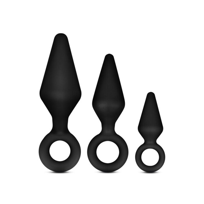 Anal Adventures Platinum - Silicone Loop Plug Kit