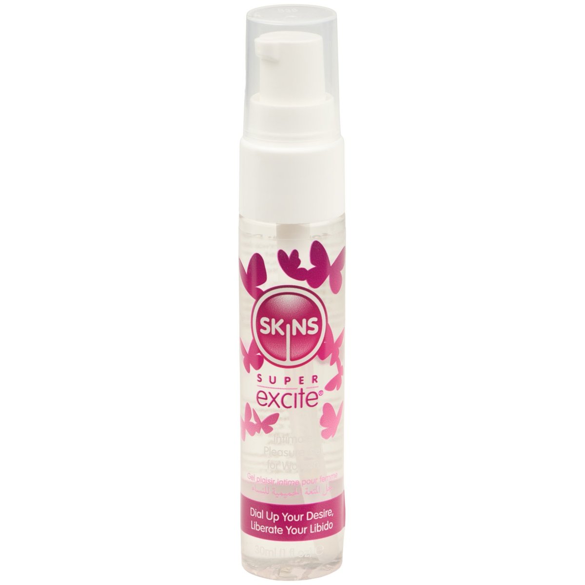 Skins Super Excite Clitoral Stimulation Gel 30 ml - Clear
