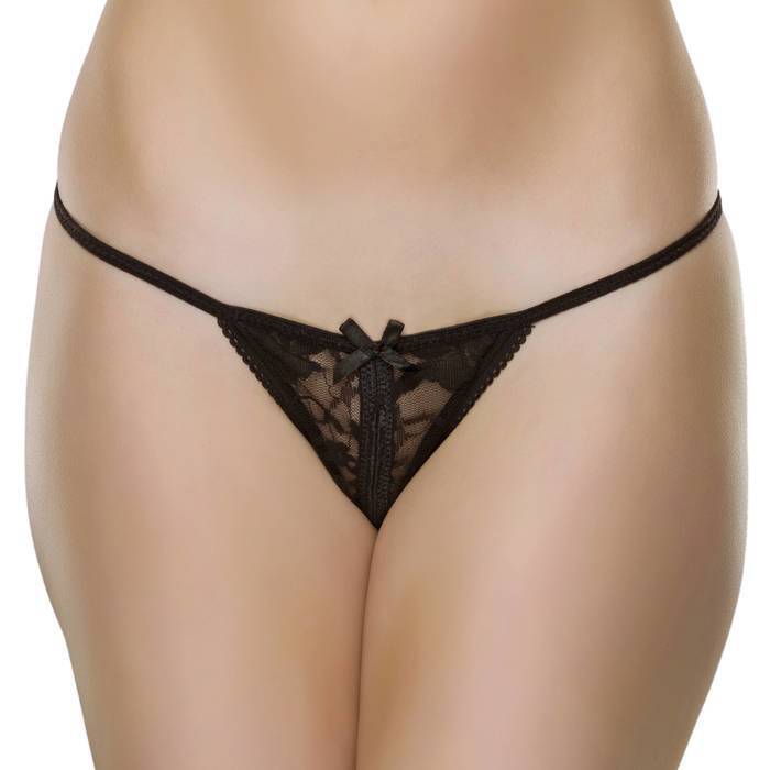 Lovehoney Crotchless Lace G-String