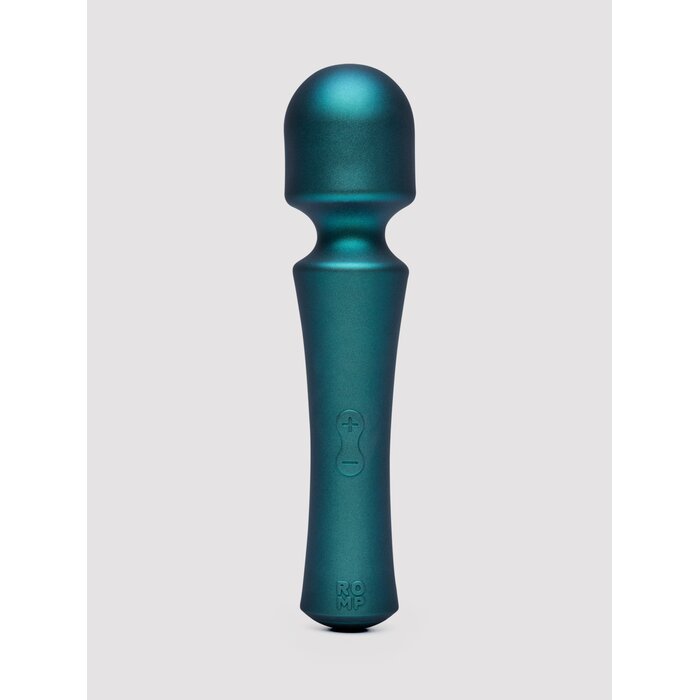 ROMP Presto Rechargeable Silicone Mini Wand Massager - Blue