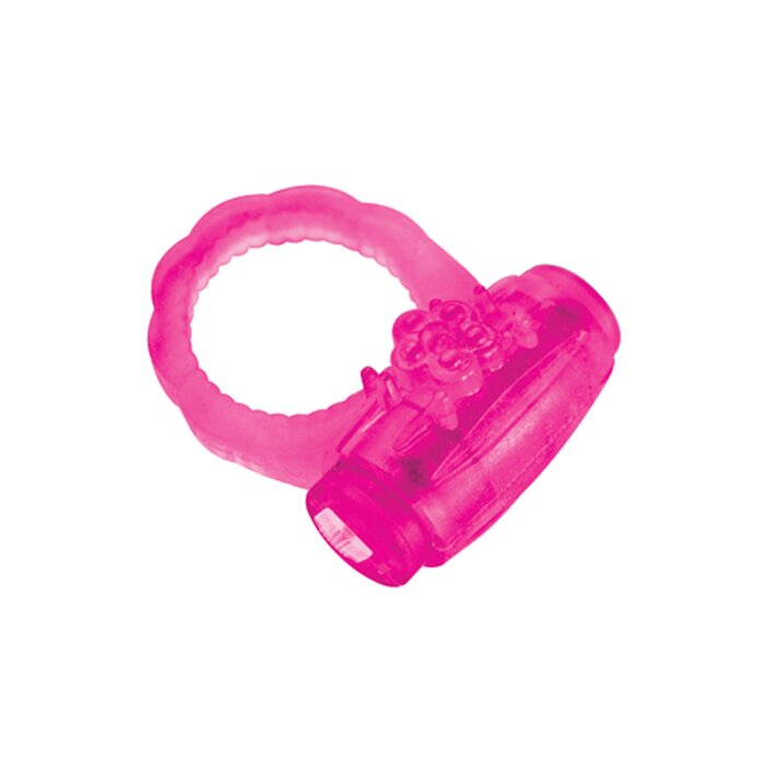 Pink Vibrating Cock Ring
