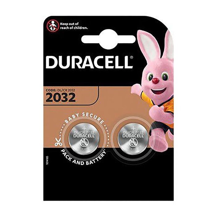 Duracell Batteries +CR2032 Pack of 2