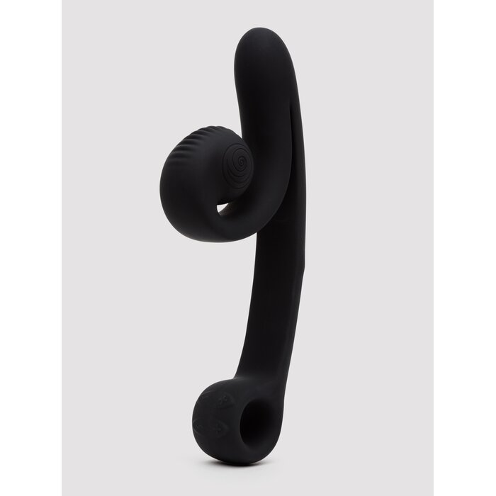 SVibe Curve Rechargeable Extra Powerful Dual Vibrator - Black