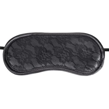 Intimate Secrets Black Lace Blindfold