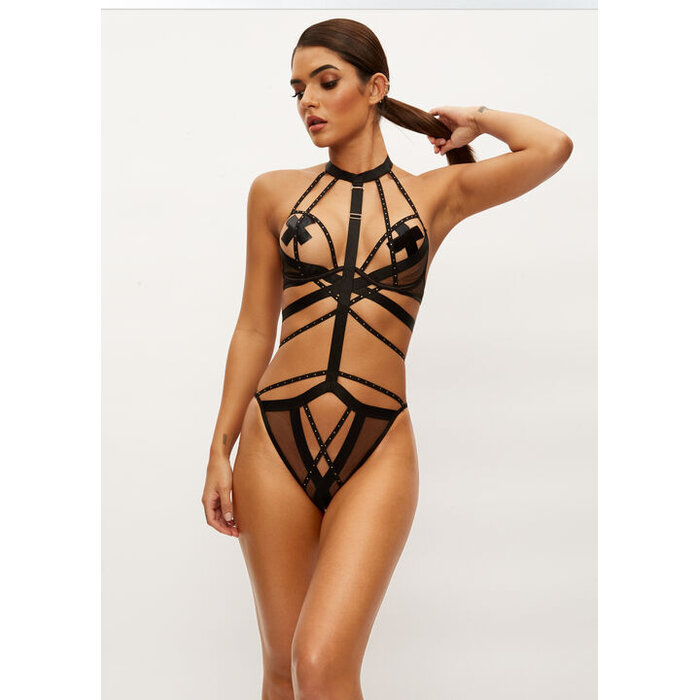 Ann Summers Hypnosis Crotchless Body, Black