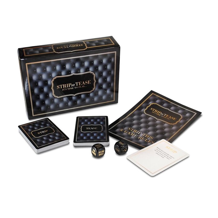 Strip or Tease Adult Couples Card Game for Ultimate Intimacy