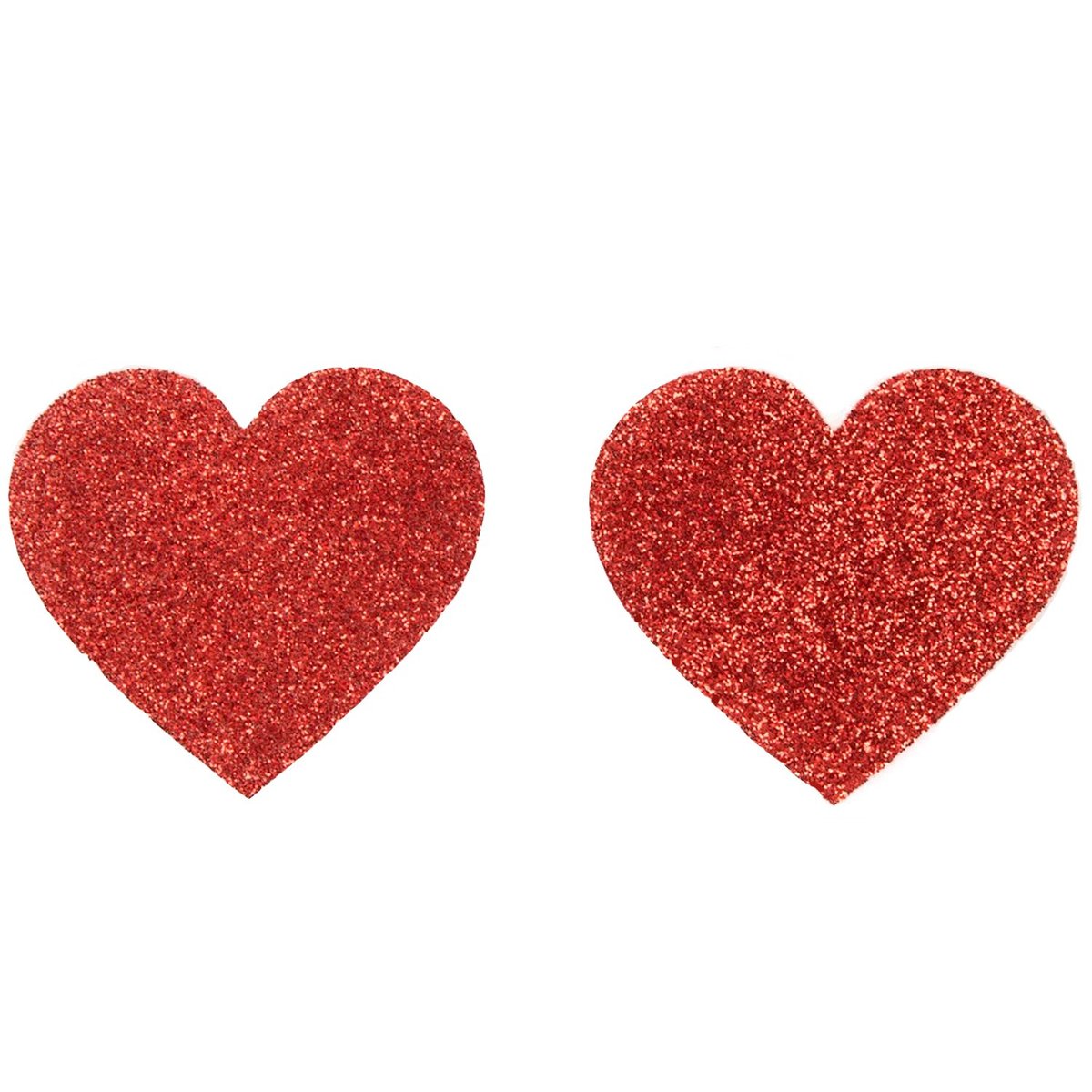Cottelli Nipple Stickers Hearts - Red
