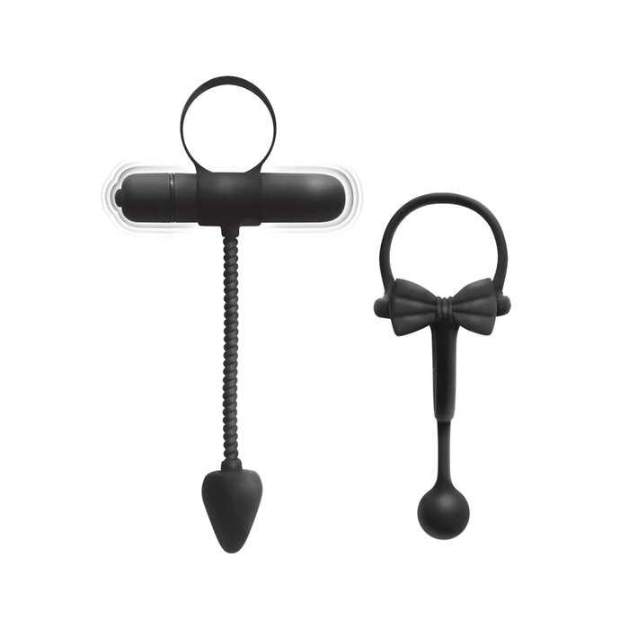 Enhancer Cock Ring 2-Pack - Black