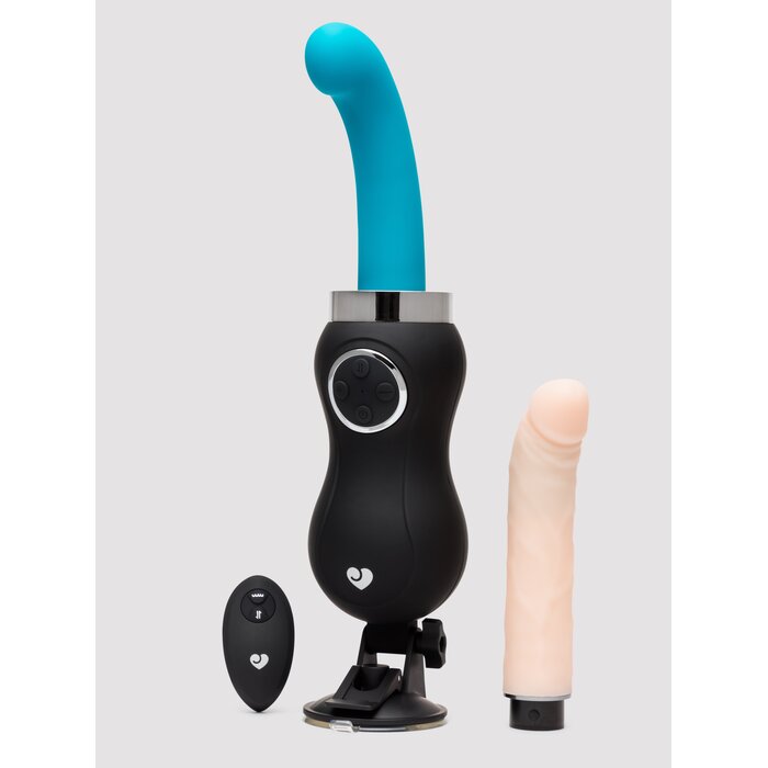 Lovehoney Wild Ride Remote Control Warming Thrusting Sex Machine Set - Black