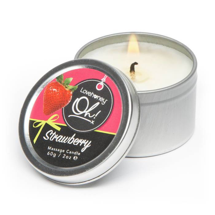 Lovehoney Oh! Strawberry Massage Candle 60g