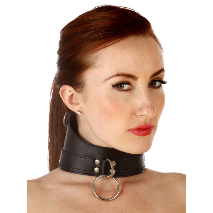 Leather Cut Out Collar