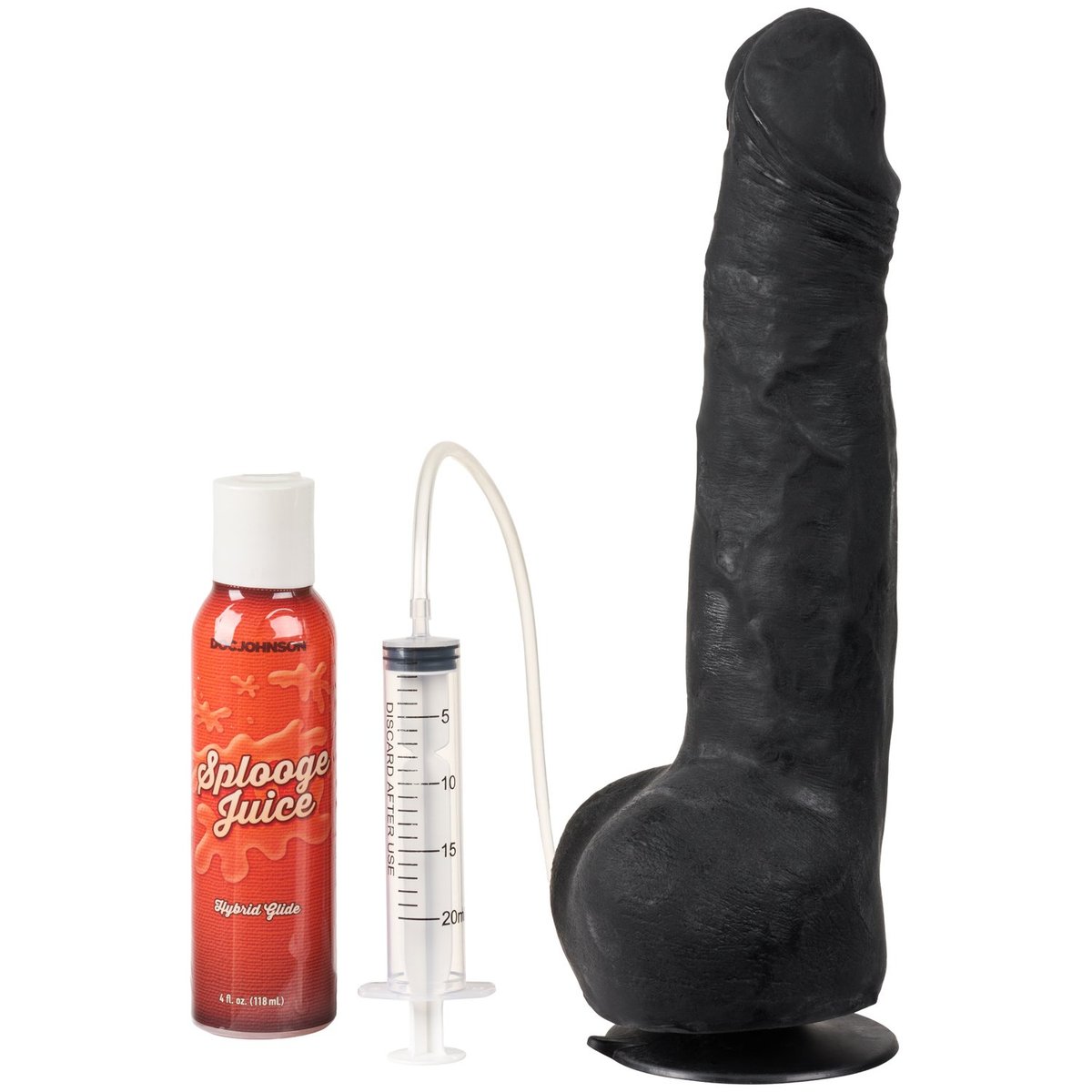 Merci Doc Johnson Squirting Cumplay Penis - Black